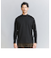 【WEB限定 WARDROBE SMART】クリア ガスコットン モックネック カットソー【抗菌・防臭】