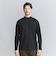 【WEB限定 WARDROBE SMART】クリア ガスコットン モックネック カットソー【抗菌・防臭】