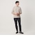 【WEB限定 WARDROBE SMART】クリア ガスコットン モックネック カットソー【抗菌・防臭】
