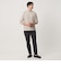 【WEB限定 WARDROBE SMART】クリア ガスコットン モックネック カットソー【抗菌・防臭】