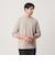 【WEB限定 WARDROBE SMART】クリア ガスコットン モックネック カットソー【抗菌・防臭】