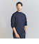 【WEB限定 WARDROBE SMART】クリア ガスコットン モックネック カットソー【抗菌・防臭】