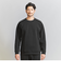 【WEB限定 WARDROBE SMART】ダブルニット クルーネック スウェット/セットアップ対応