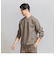 【WEB限定 WARDROBE SMART】ダブルニット クルーネック スウェット/セットアップ対応