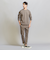 【WEB限定 WARDROBE SMART】ダブルニット クルーネック スウェット/セットアップ対応