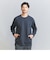 【WEB限定 WARDROBE SMART】ダブルニット クルーネック スウェット/セットアップ対応