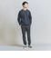 【WEB限定 WARDROBE SMART】ダブルニット クルーネック スウェット/セットアップ対応