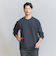 【WEB限定 WARDROBE SMART】ダブルニット クルーネック スウェット/セットアップ対応