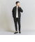 【WEB限定 WARDROBE SMART】ダブルニット ジップブルゾン/セットアップ対応