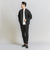 【WEB限定 WARDROBE SMART】ダブルニット ジップブルゾン/セットアップ対応