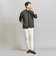 【WEB限定 WARDROBE SMART】ダブルニット ジップブルゾン/セットアップ対応