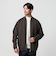 【WEB限定 WARDROBE SMART】ダブルニット ジップブルゾン/セットアップ対応