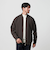 【WEB限定 WARDROBE SMART】ダブルニット ジップブルゾン/セットアップ対応