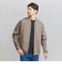【WEB限定 WARDROBE SMART】ダブルニット ジップブルゾン/セットアップ対応