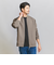 【WEB限定 WARDROBE SMART】ダブルニット ジップブルゾン/セットアップ対応