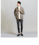 【WEB限定 WARDROBE SMART】ダブルニット スタンド ジップブルゾン/セットアップ対応