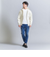 【WEB限定 WARDROBE SMART】ダブルニット ジップパーカー/セットアップ対応