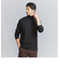 【WEB限定 WARDROBE SMART】 クリア ガスコットン タートルネック カットソー【抗菌・防臭】