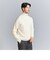 【WEB限定 WARDROBE SMART】マシーンウォッシャブル ウールミックス アゼ タートルネック