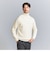 【WEB限定 WARDROBE SMART】マシーンウォッシャブル ウールミックス アゼ タートルネック