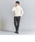 【WEB限定 WARDROBE SMART】マシーンウォッシャブル ウールミックス アゼ タートルネック
