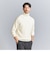 【WEB限定 WARDROBE SMART】マシーンウォッシャブル ウールミックス アゼ タートルネック