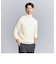 【WEB限定 WARDROBE SMART】マシーンウォッシャブル ウールミックス アゼ タートルネック