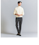 【WEB限定 WARDROBE SMART】マシーンウォッシャブル ウールミックス アゼ タートルネック