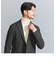 【WEB限定 WARDROBE SMART】マシーンウォッシャブル ウールミックス アゼ タートルネック