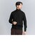 【WEB限定 WARDROBE SMART】マシーンウォッシャブル ウールミックス アゼ タートルネック