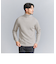 【WEB限定 WARDROBE SMART】マシーンウォッシャブル ウールミックス アゼ タートルネック