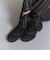 ＜PAES＞ステッチ サイドゴア ショートブーツ 