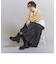 ＜PAES＞ステッチ サイドゴア ショートブーツ 