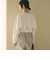【WEB限定 Wardrobe DAILY MINIMAL】ケープフリル レイヤーカットソー