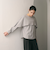 【WEB限定 Wardrobe DAILY MINIMAL】ケープフリル レイヤーカットソー