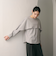 【WEB限定 Wardrobe DAILY MINIMAL】ケープフリル レイヤーカットソー