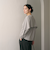 【WEB限定 Wardrobe DAILY MINIMAL】ケープフリル レイヤーカットソー