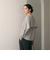 【WEB限定 Wardrobe DAILY MINIMAL】ケープフリル レイヤーカットソー