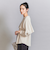 【WEB限定 Wardrobe DAILY MINIMAL】ケープフリル レイヤーカットソー