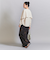 【WEB限定 Wardrobe DAILY MINIMAL】ケープフリル レイヤーカットソー