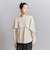 【WEB限定 Wardrobe DAILY MINIMAL】ケープフリル レイヤーカットソー