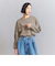 【WEB限定 Wardrobe DAILY MINIMAL】ケープフリル レイヤーカットソー