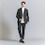 【WEB限定 WARDROBE SMART】DELEGANT サキソニー セットアップ/ジャケット＆イージーパンツ