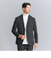【WEB限定 WARDROBE SMART】DELEGANT サキソニー セットアップ/ジャケット＆イージーパンツ
