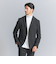 【WEB限定 WARDROBE SMART】DELEGANT サキソニー セットアップ/ジャケット＆イージーパンツ