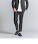 【WEB限定 WARDROBE SMART】DELEGANT サキソニー セットアップ/ジャケット＆イージーパンツ