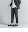 【WEB限定 WARDROBE SMART】DELEGANT サキソニー セットアップ/ジャケット＆イージーパンツ