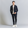 【WEB限定 WARDROBE SMART】DELEGANT サキソニー セットアップ/ジャケット＆イージーパンツ