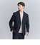 【WEB限定 WARDROBE SMART】DELEGANT サキソニー セットアップ/ジャケット＆イージーパンツ