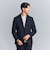 【WEB限定 WARDROBE SMART】DELEGANT サキソニー セットアップ/ジャケット＆イージーパンツ